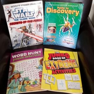 Four Busy Activity Books for Children
